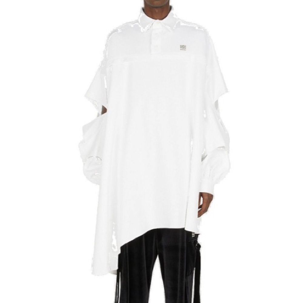 NWT - Hood by Air Extra Wide Cutout Polo